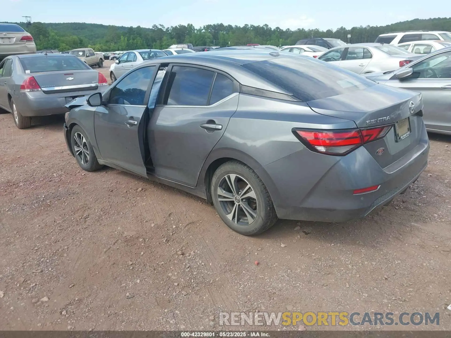 3 fotografías del automóvil dañado 3N1AB8CVXLY207206 NISSAN SENTRA 2020