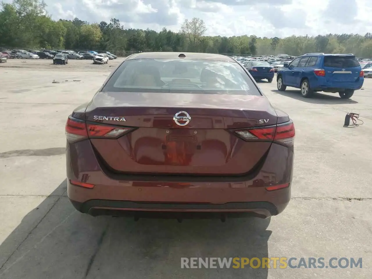 6 fotografías del automóvil dañado 3N1AB8CVXLY208503 NISSAN SENTRA 2020