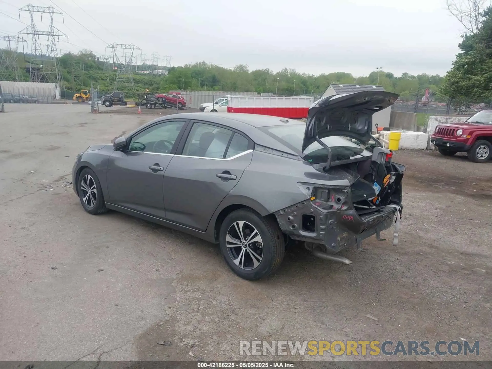 3 fotografías del automóvil dañado 3N1AB8CVXLY209330 NISSAN SENTRA 2020