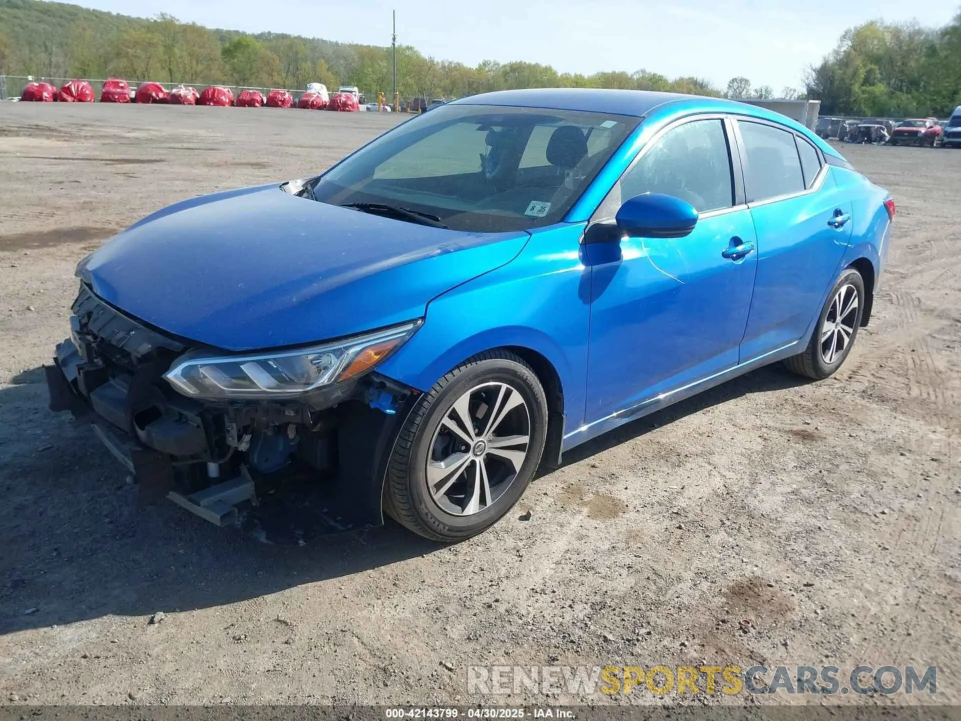2 fotografías del automóvil dañado 3N1AB8CVXLY224989 NISSAN SENTRA 2020