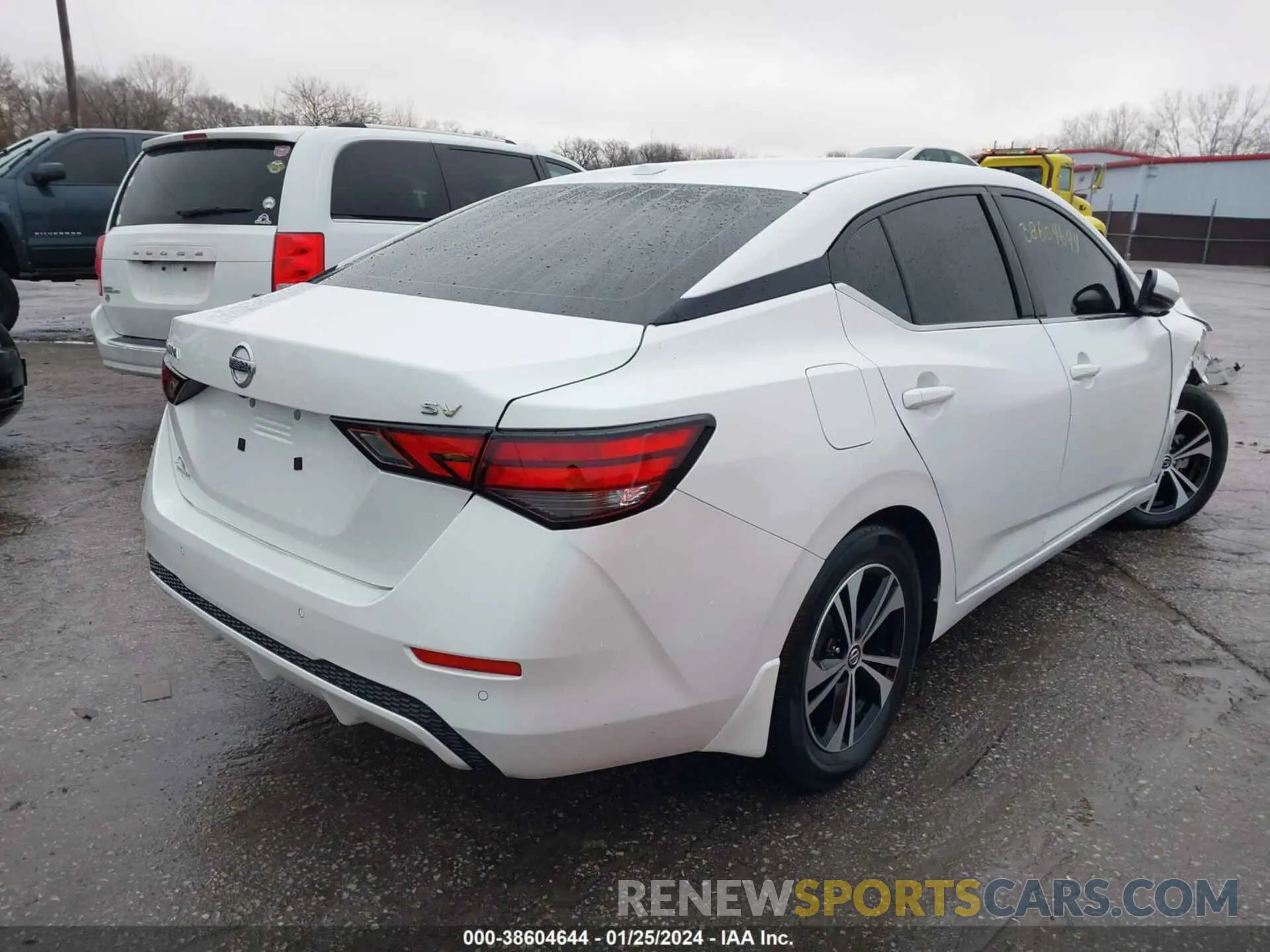 4 fotografías del automóvil dañado 3N1AB8CVXLY228721 NISSAN SENTRA 2020