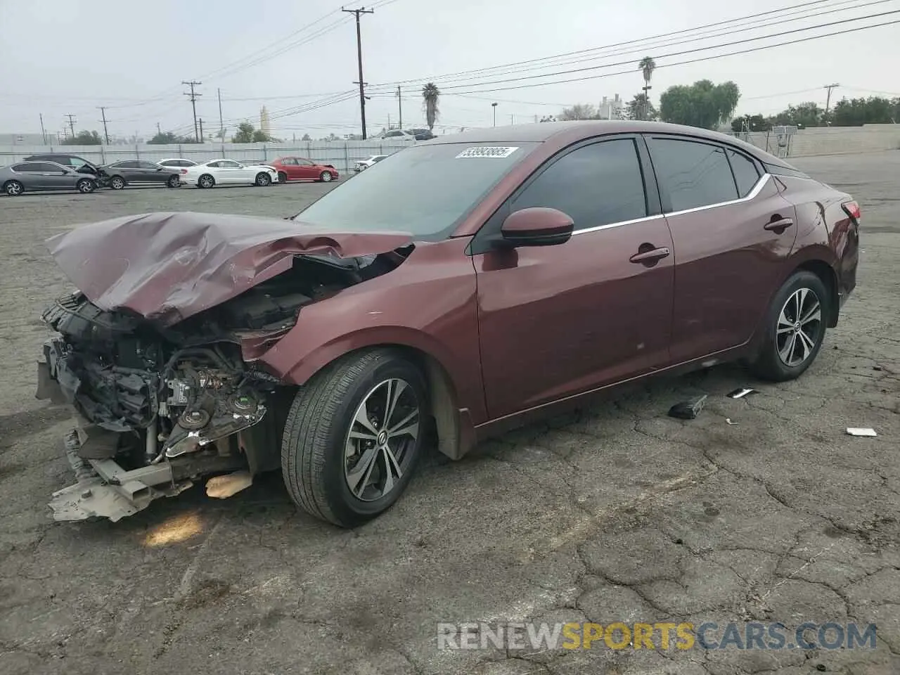 1 fotografías del automóvil dañado 3N1AB8CVXLY243669 NISSAN SENTRA 2020