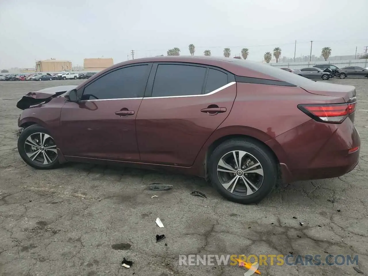 2 fotografías del automóvil dañado 3N1AB8CVXLY243669 NISSAN SENTRA 2020