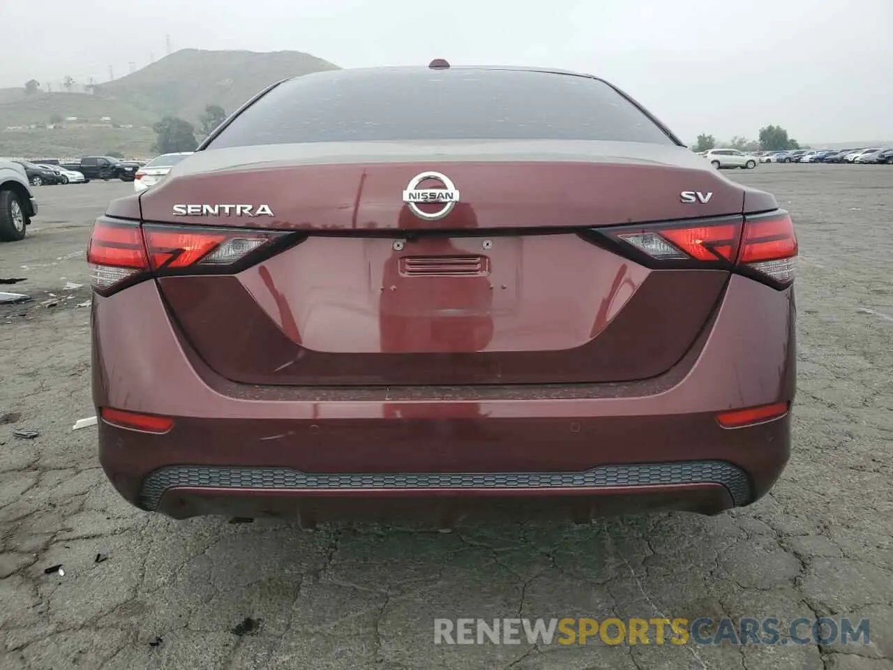 6 fotografías del automóvil dañado 3N1AB8CVXLY243669 NISSAN SENTRA 2020