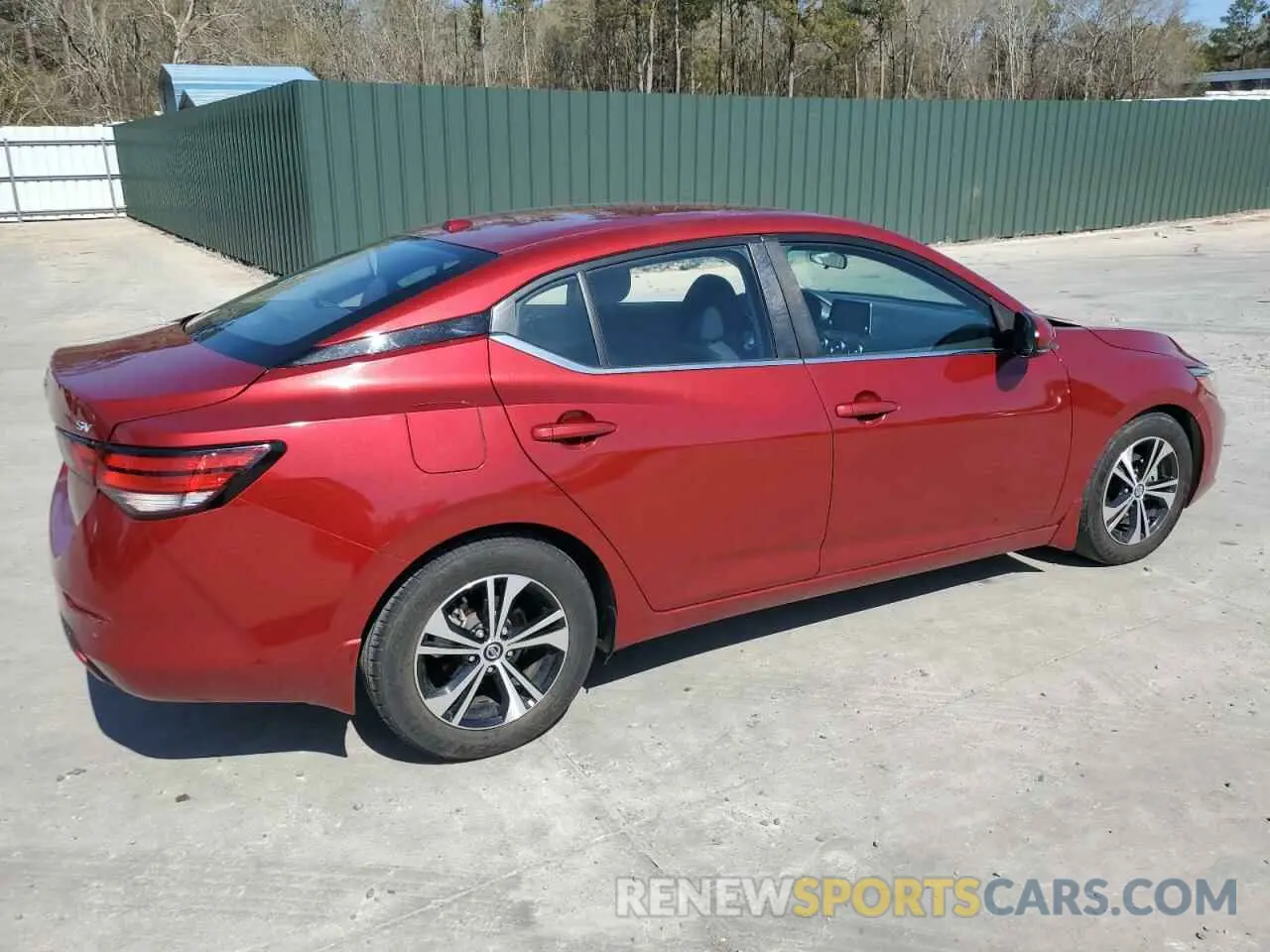 3 fotografías del automóvil dañado 3N1AB8CVXLY254204 NISSAN SENTRA 2020