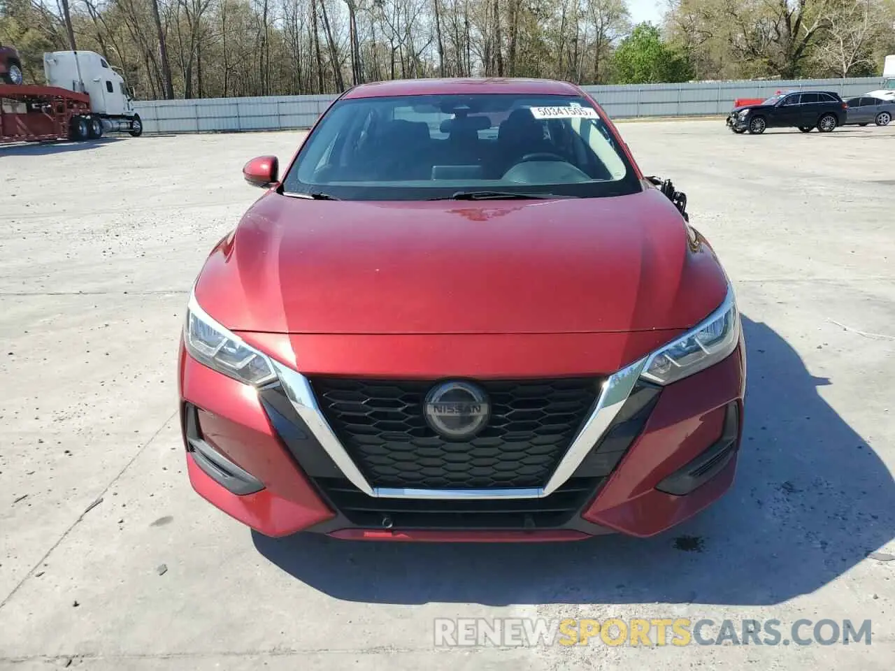 5 fotografías del automóvil dañado 3N1AB8CVXLY254204 NISSAN SENTRA 2020