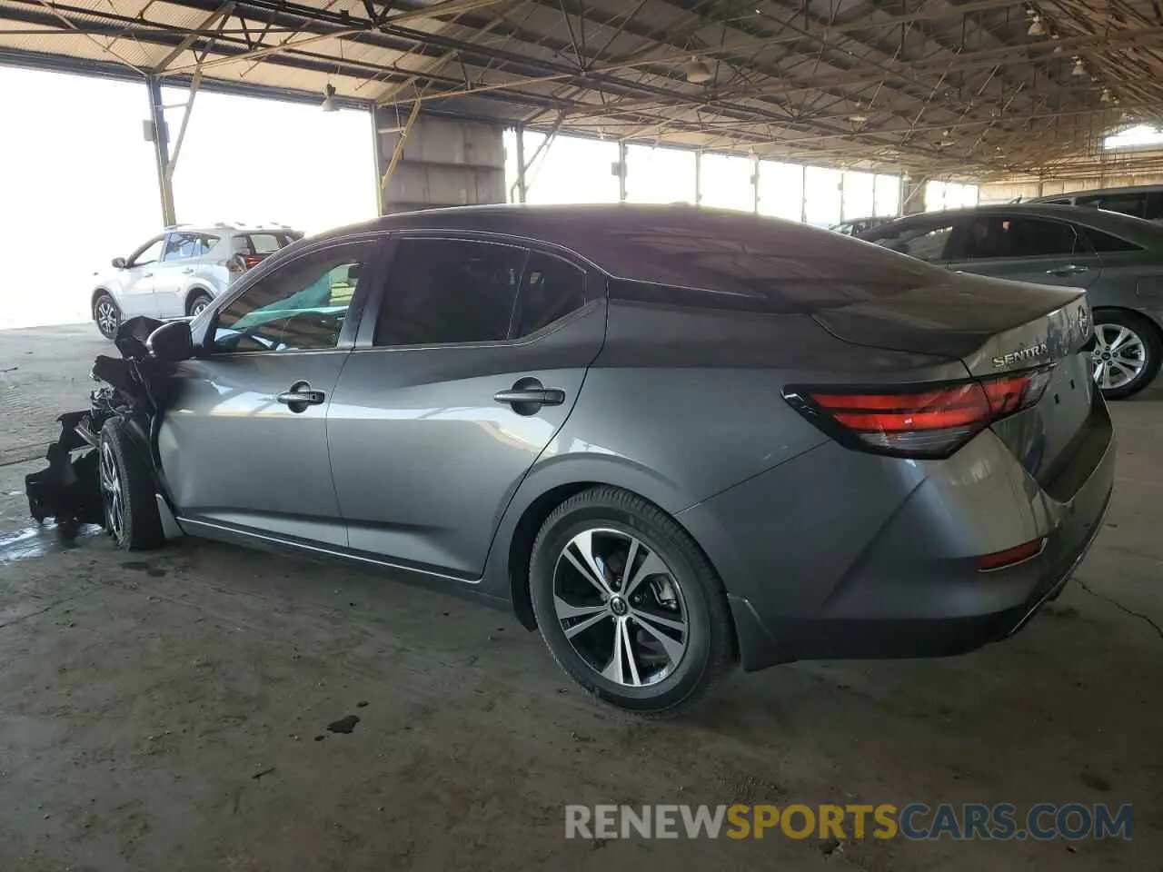 2 fotografías del automóvil dañado 3N1AB8CVXLY256731 NISSAN SENTRA 2020