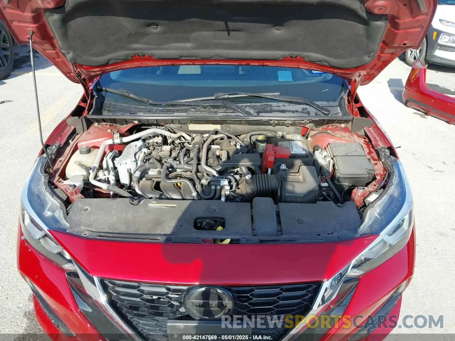 10 fotografías del automóvil dañado 3N1AB8CVXLY278633 NISSAN SENTRA 2020