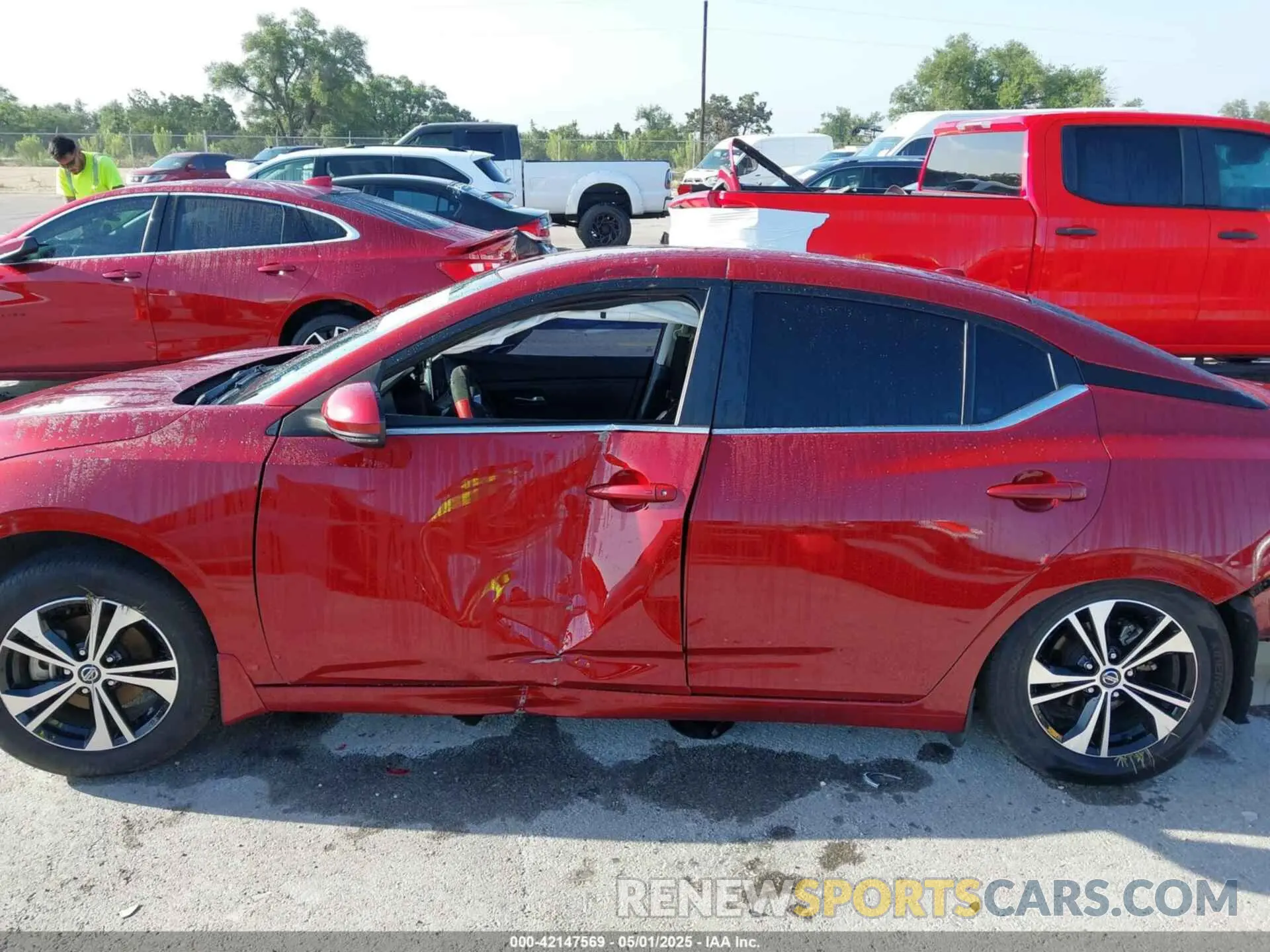 15 fotografías del automóvil dañado 3N1AB8CVXLY278633 NISSAN SENTRA 2020