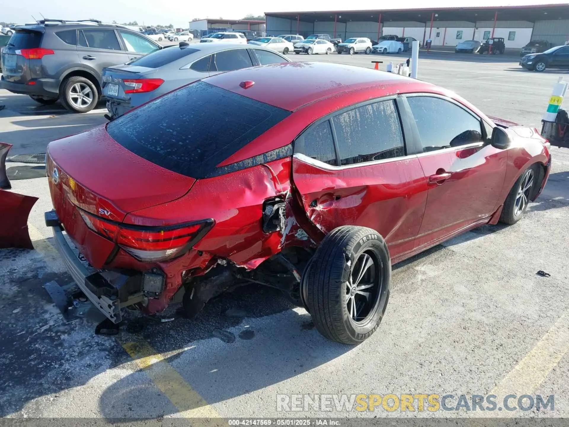 4 fotografías del automóvil dañado 3N1AB8CVXLY278633 NISSAN SENTRA 2020