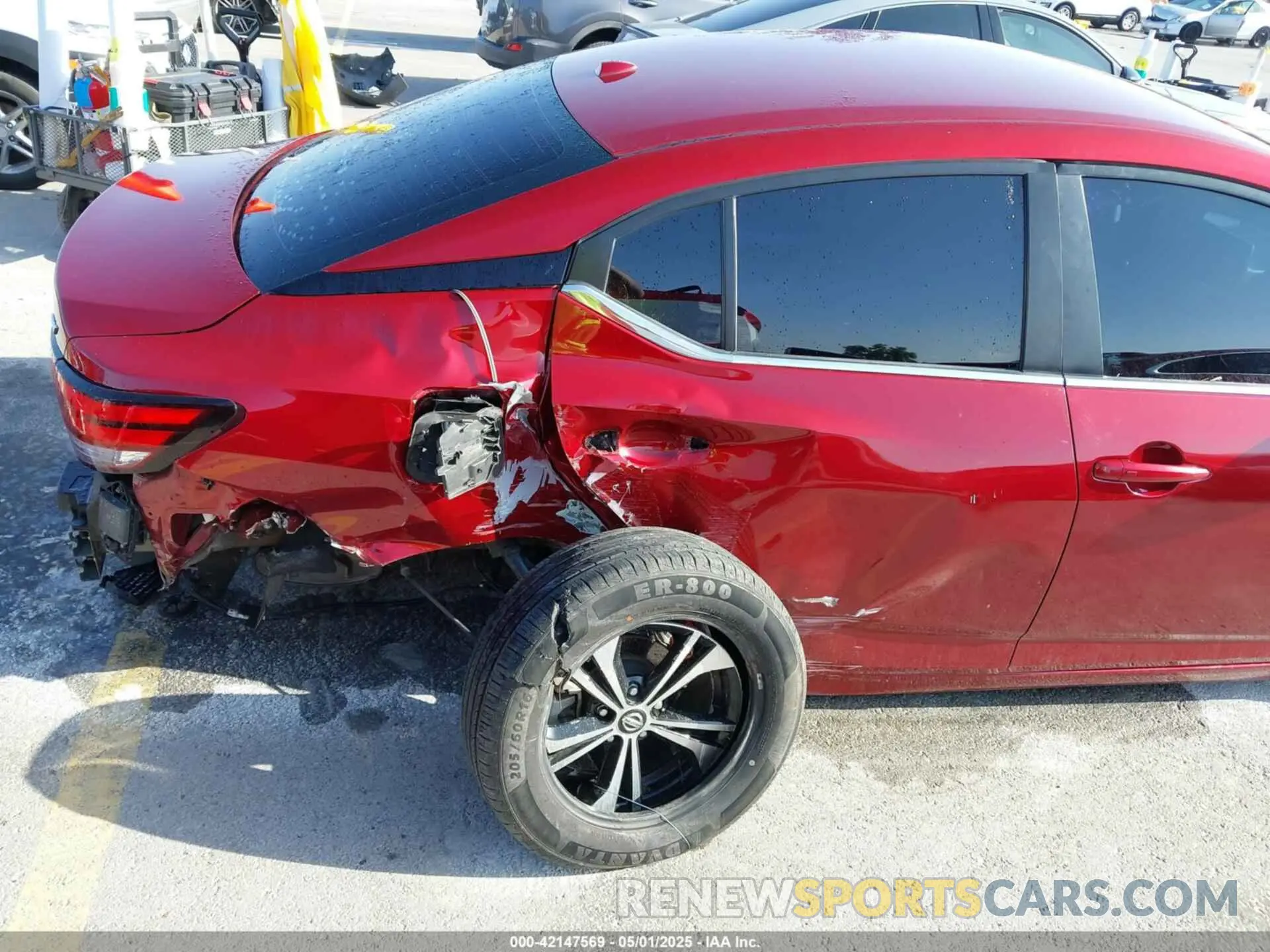 6 fotografías del automóvil dañado 3N1AB8CVXLY278633 NISSAN SENTRA 2020