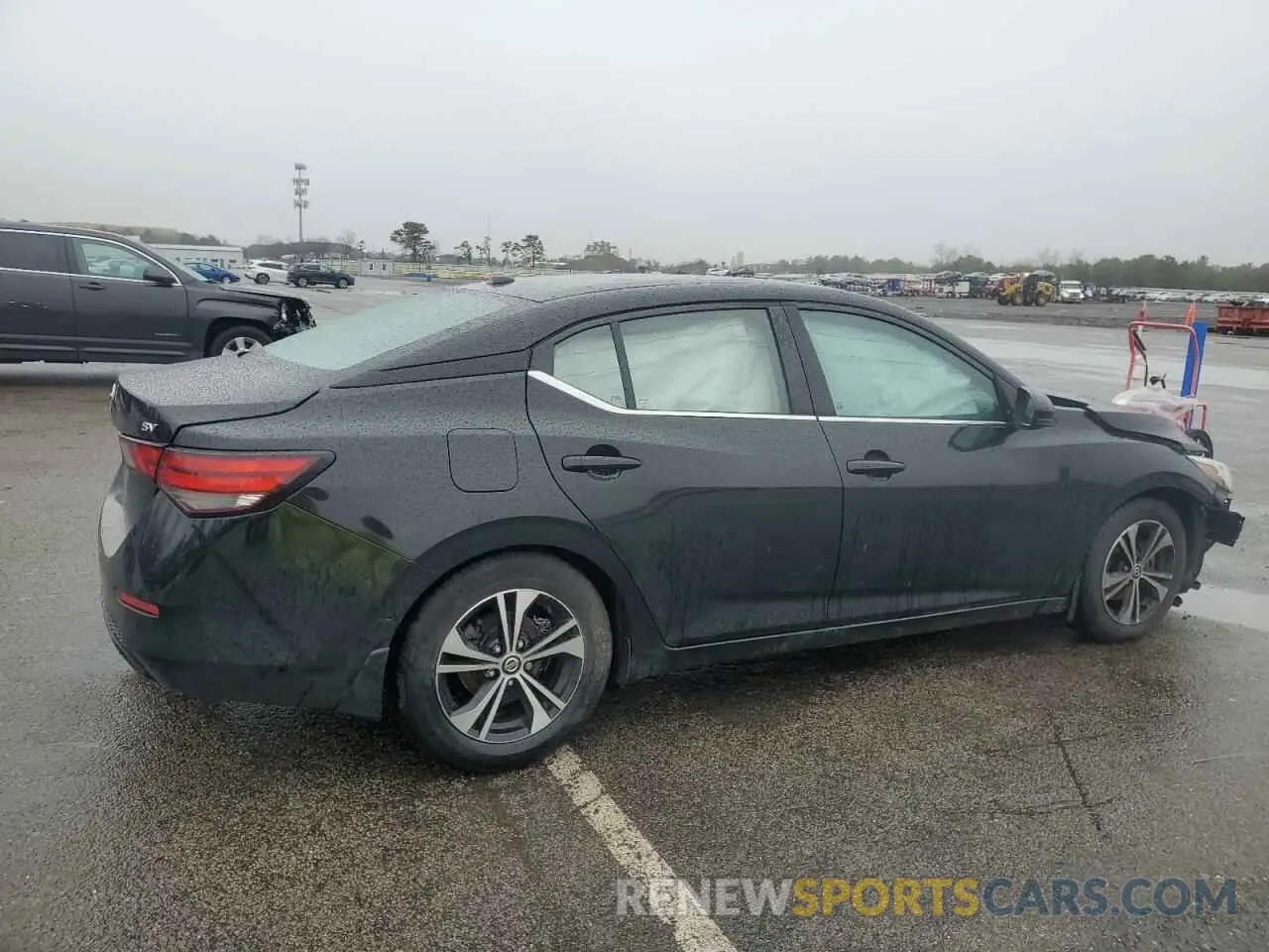 3 fotografías del automóvil dañado 3N1AB8CVXLY283279 NISSAN SENTRA 2020