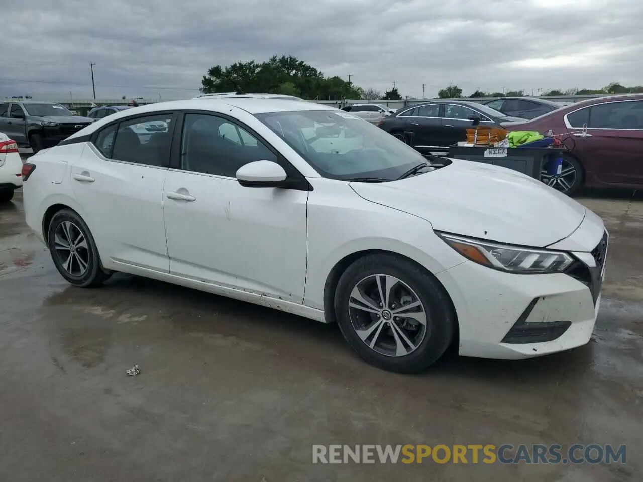 4 fotografías del automóvil dañado 3N1AB8CVXLY306902 NISSAN SENTRA 2020