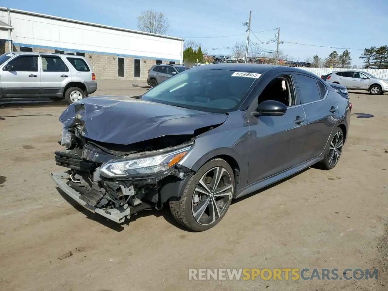 1 fotografías del automóvil dañado 3N1AB8DV0LY228807 NISSAN SENTRA 2020