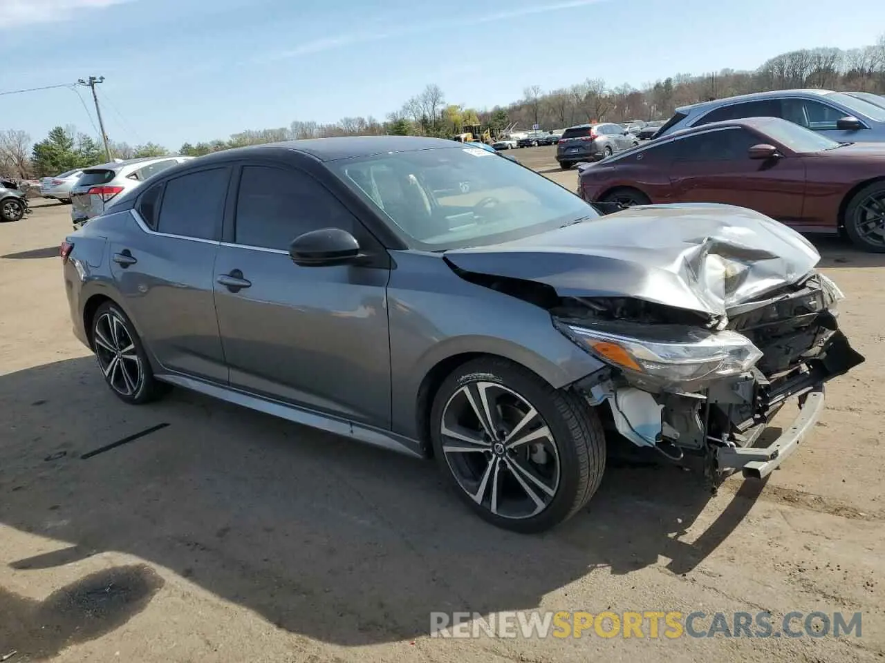 4 fotografías del automóvil dañado 3N1AB8DV0LY228807 NISSAN SENTRA 2020