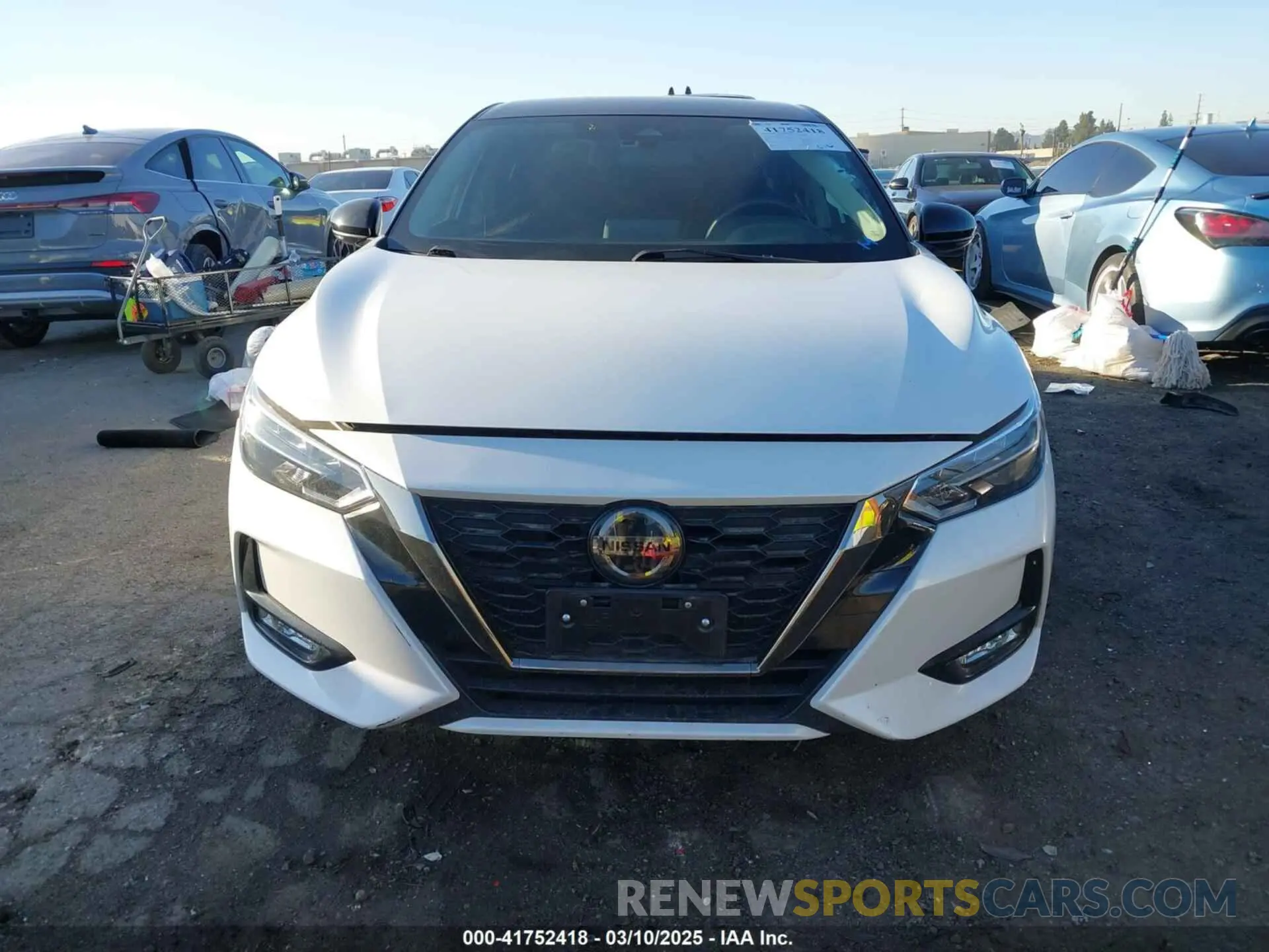 12 fotografías del automóvil dañado 3N1AB8DV0LY261421 NISSAN SENTRA 2020