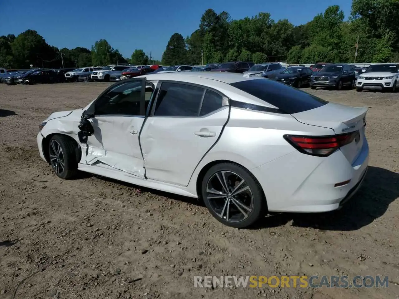 2 fotografías del automóvil dañado 3N1AB8DV0LY293527 NISSAN SENTRA 2020