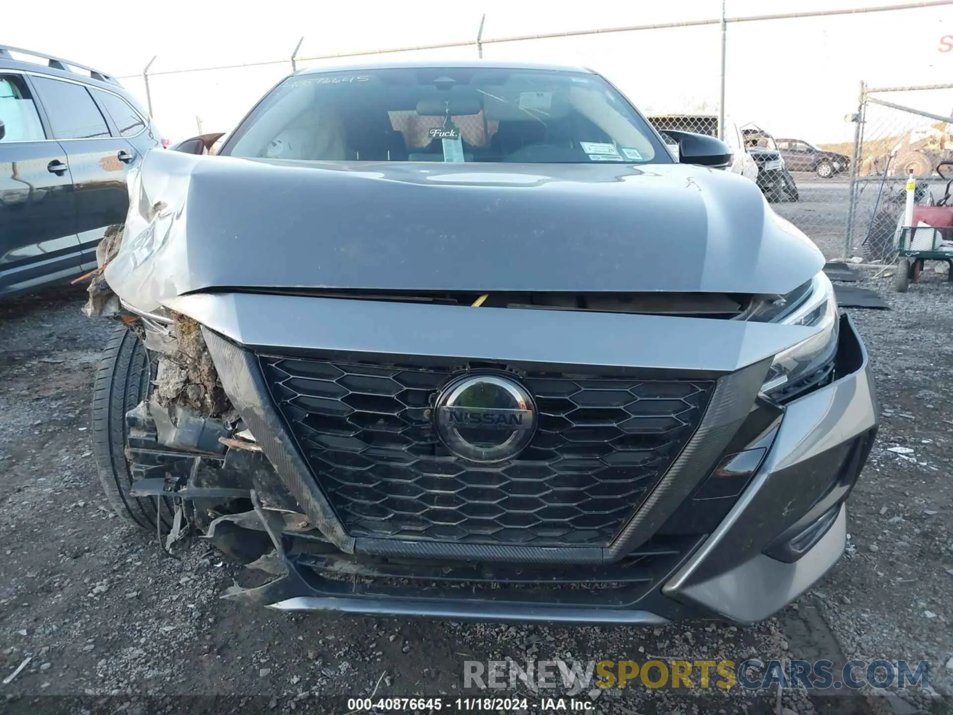 13 fotografías del automóvil dañado 3N1AB8DV1LY276302 NISSAN SENTRA 2020
