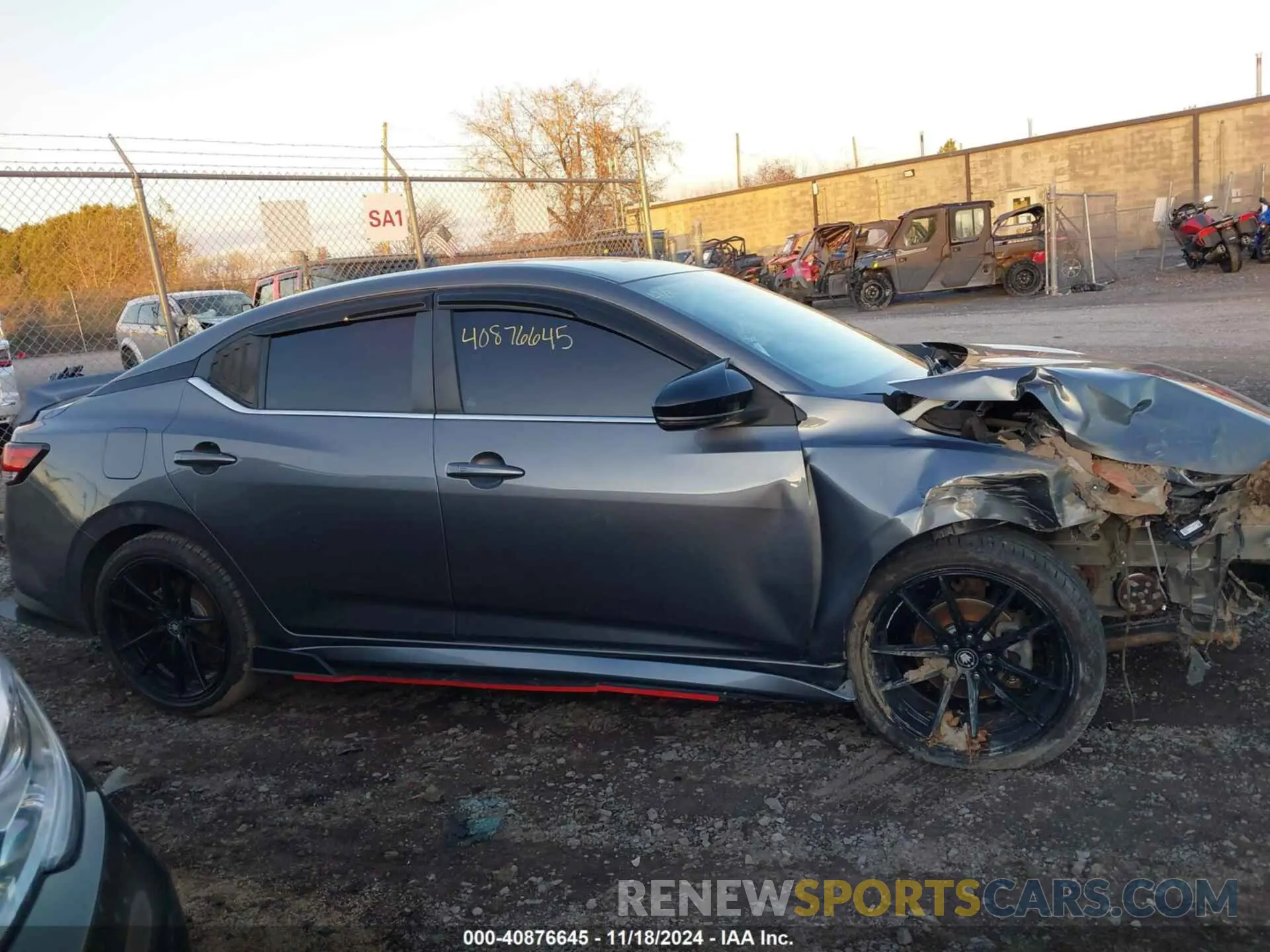 14 fotografías del automóvil dañado 3N1AB8DV1LY276302 NISSAN SENTRA 2020