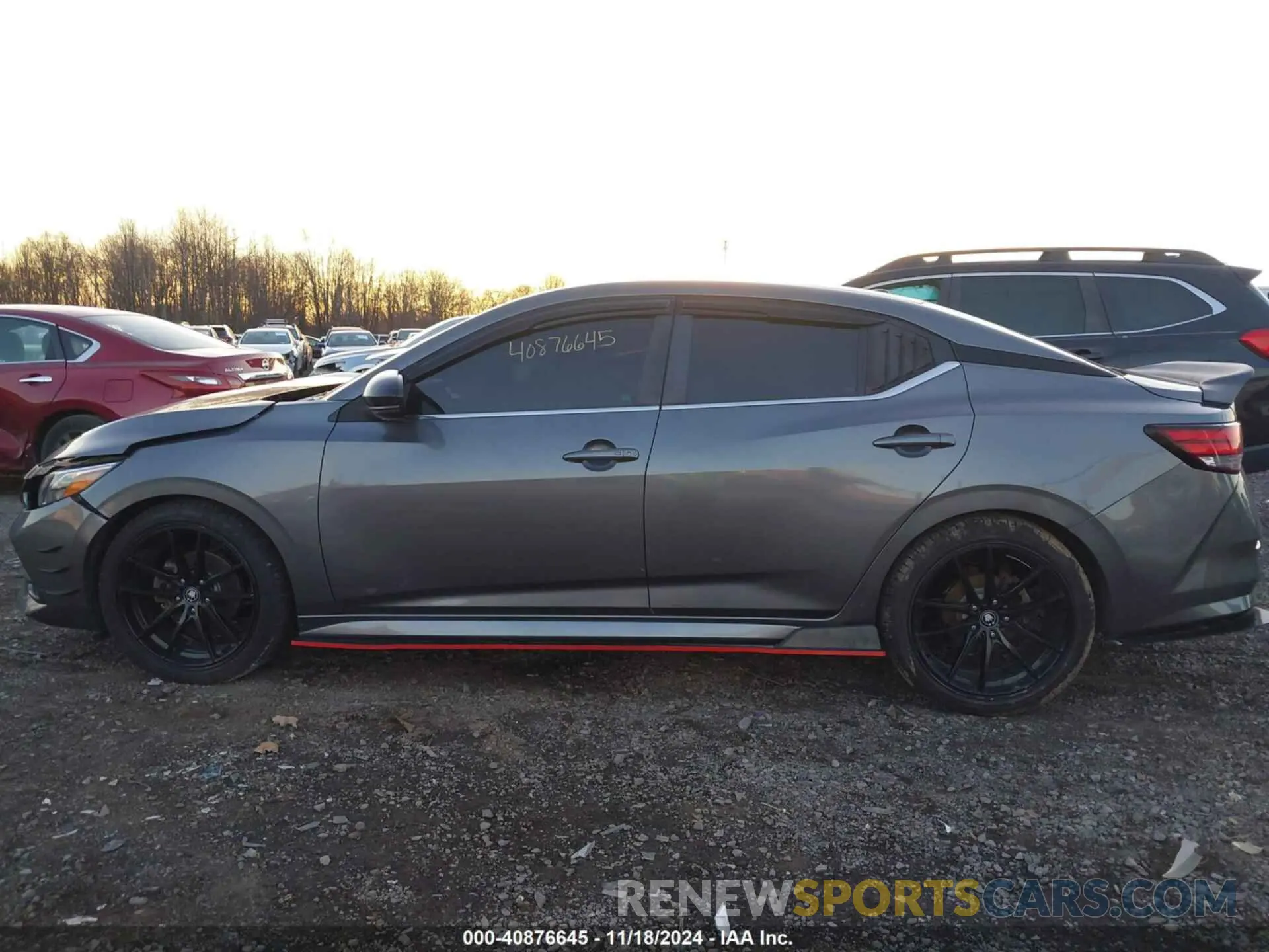15 fotografías del automóvil dañado 3N1AB8DV1LY276302 NISSAN SENTRA 2020