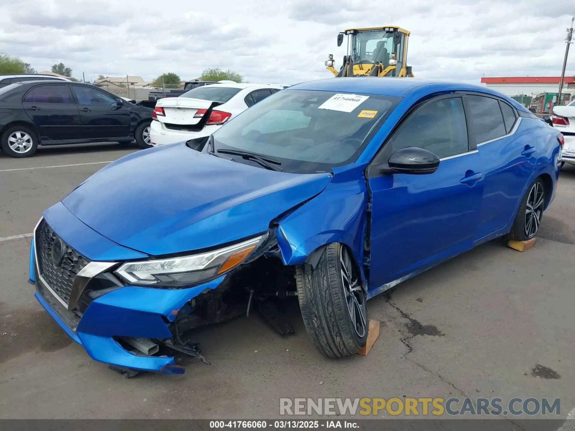 6 fotografías del automóvil dañado 3N1AB8DV2LY239100 NISSAN SENTRA 2020