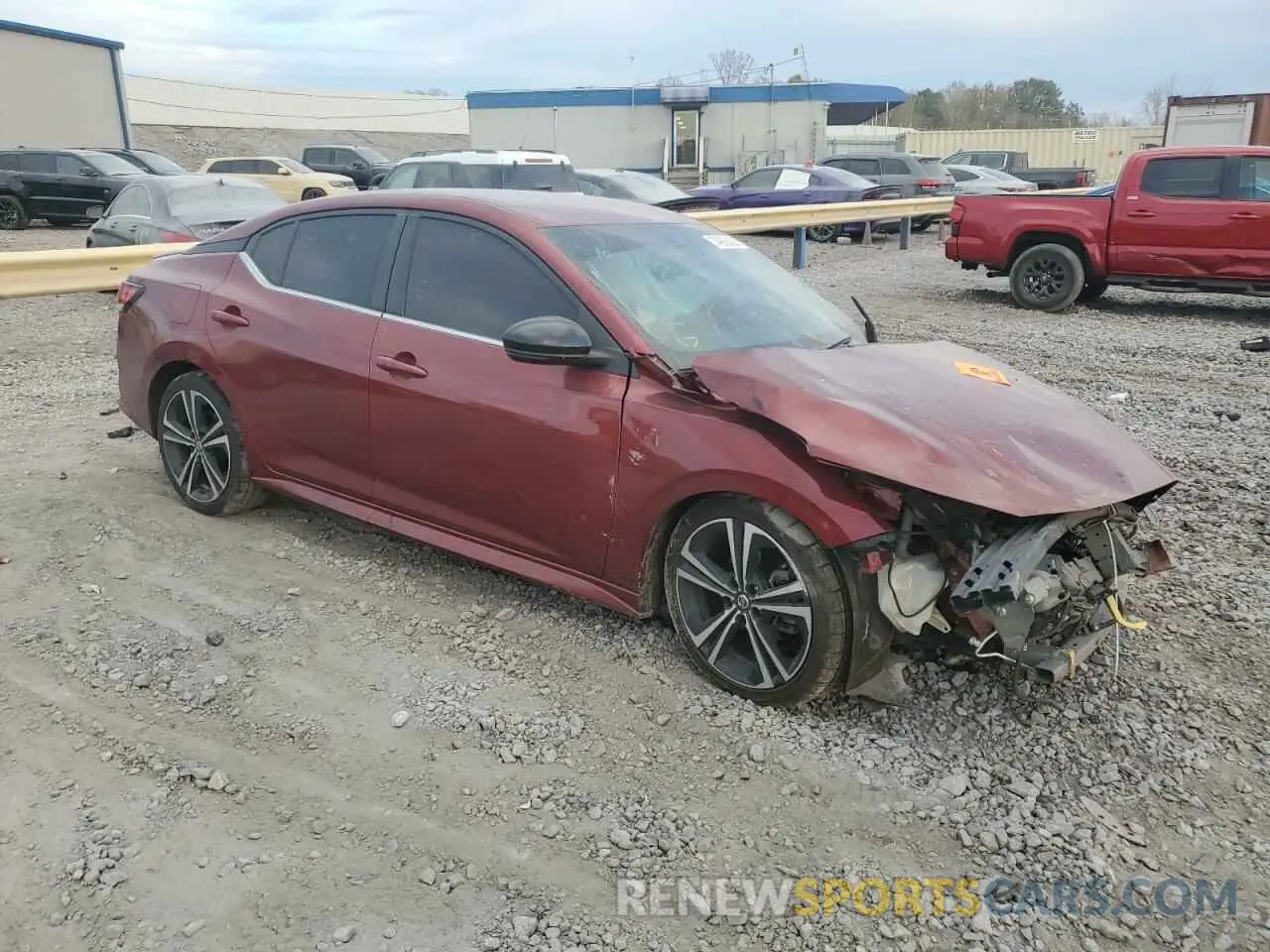 4 fotografías del automóvil dañado 3N1AB8DV2LY290645 NISSAN SENTRA 2020