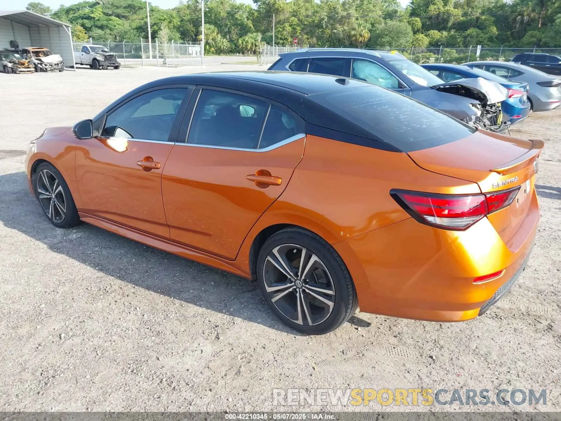 3 fotografías del automóvil dañado 3N1AB8DV3LY220765 NISSAN SENTRA 2020