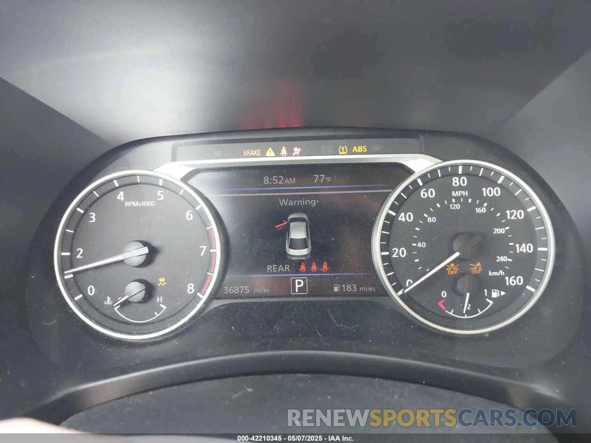 7 fotografías del automóvil dañado 3N1AB8DV3LY220765 NISSAN SENTRA 2020