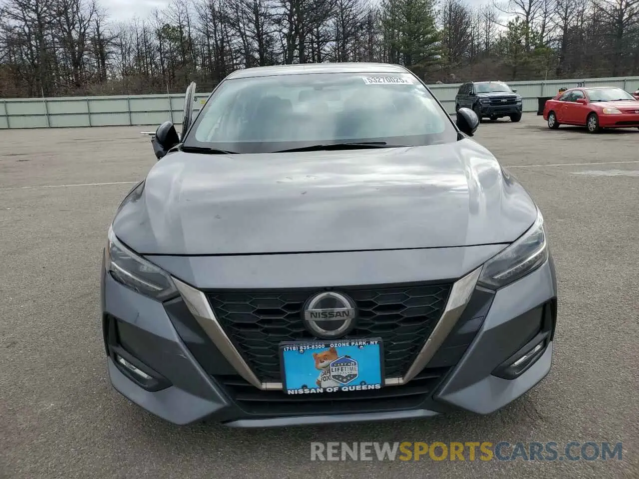 5 fotografías del automóvil dañado 3N1AB8DV3LY236805 NISSAN SENTRA 2020