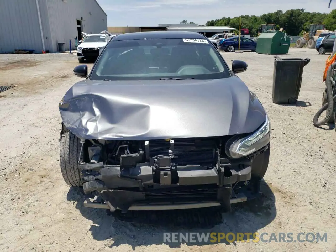 5 fotografías del automóvil dañado 3N1AB8DV3LY242362 NISSAN SENTRA 2020