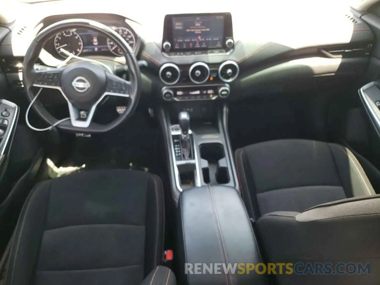 8 fotografías del automóvil dañado 3N1AB8DV3LY242362 NISSAN SENTRA 2020