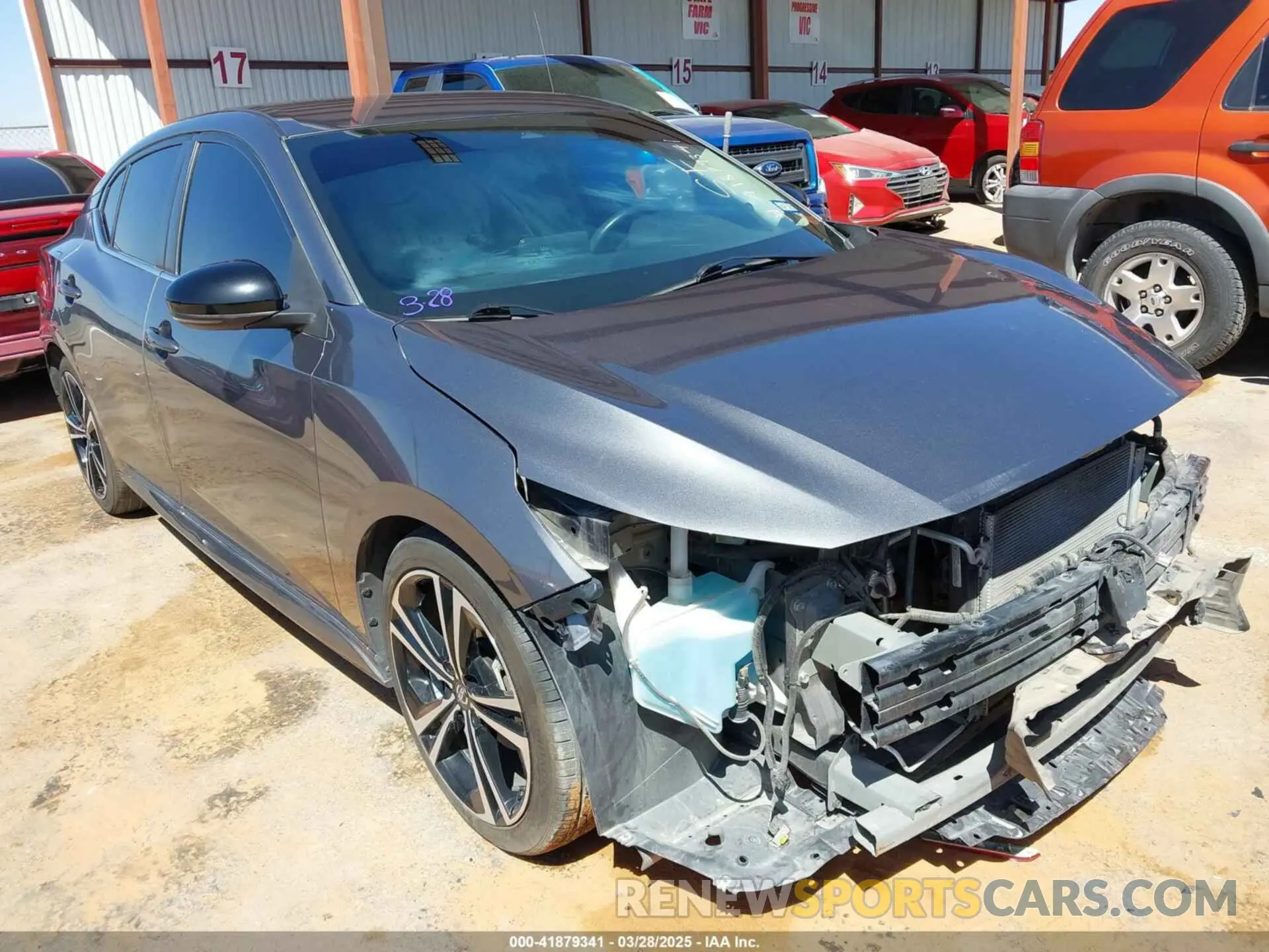 1 fotografías del automóvil dañado 3N1AB8DV4LY221178 NISSAN SENTRA 2020