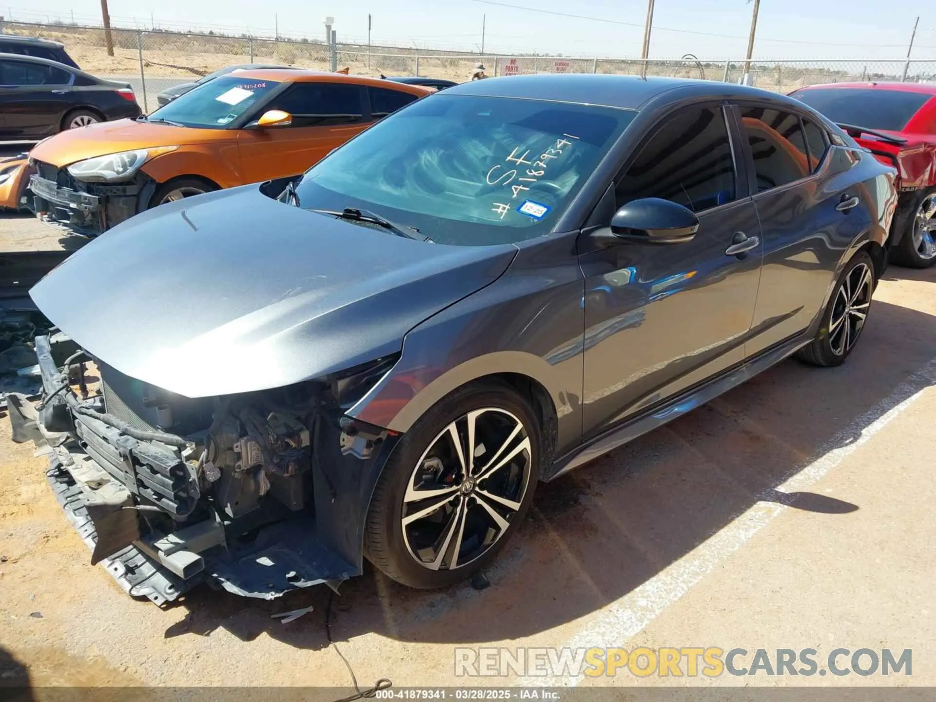 2 fotografías del automóvil dañado 3N1AB8DV4LY221178 NISSAN SENTRA 2020