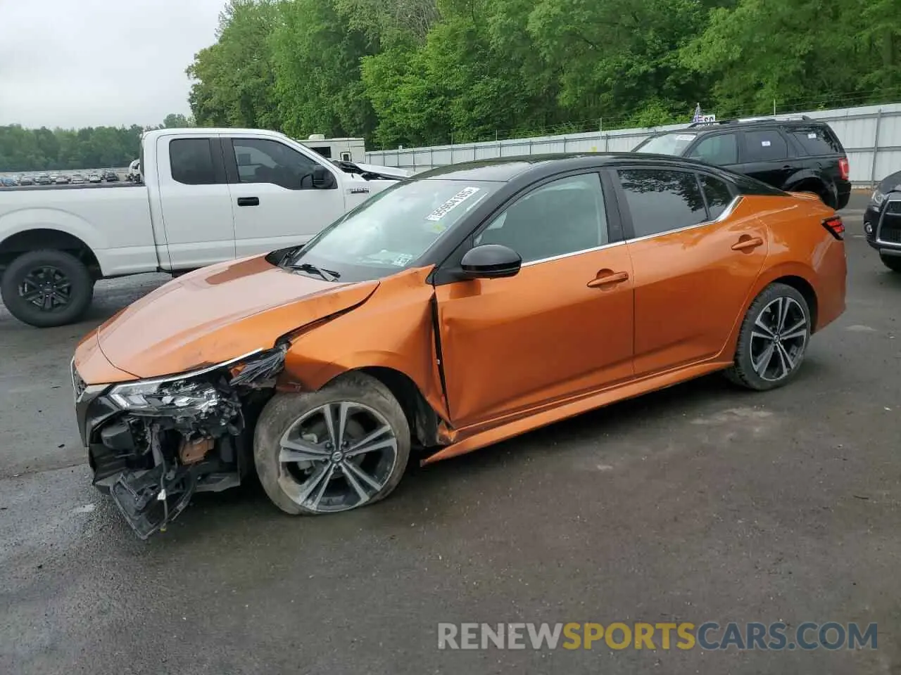 1 fotografías del automóvil dañado 3N1AB8DV4LY229636 NISSAN SENTRA 2020