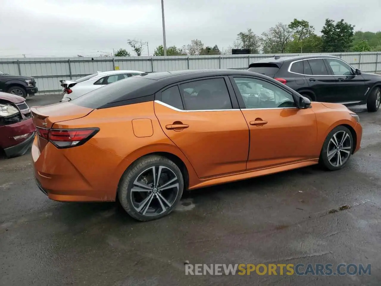 3 fotografías del automóvil dañado 3N1AB8DV4LY229636 NISSAN SENTRA 2020