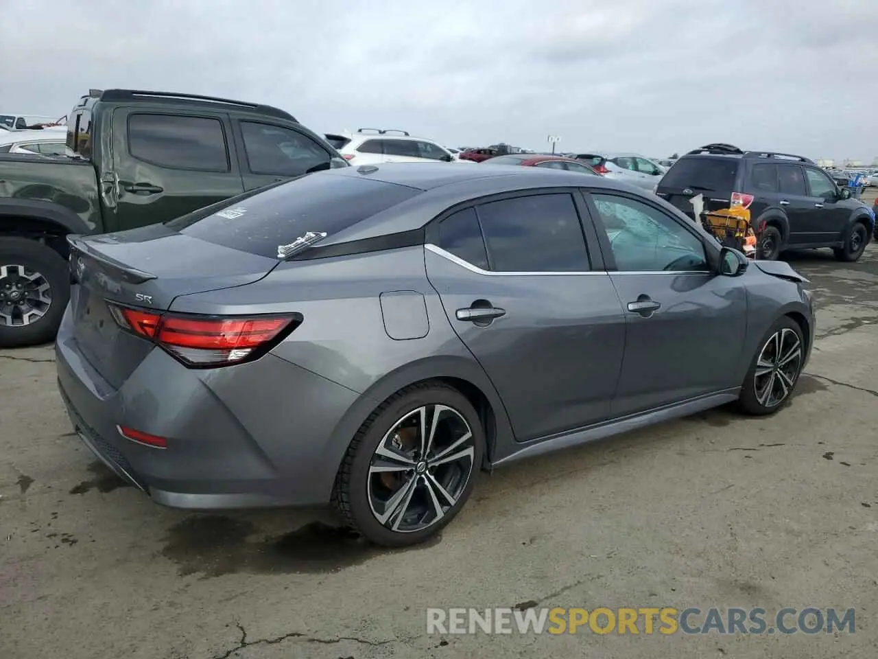 3 fotografías del automóvil dañado 3N1AB8DV4LY253032 NISSAN SENTRA 2020
