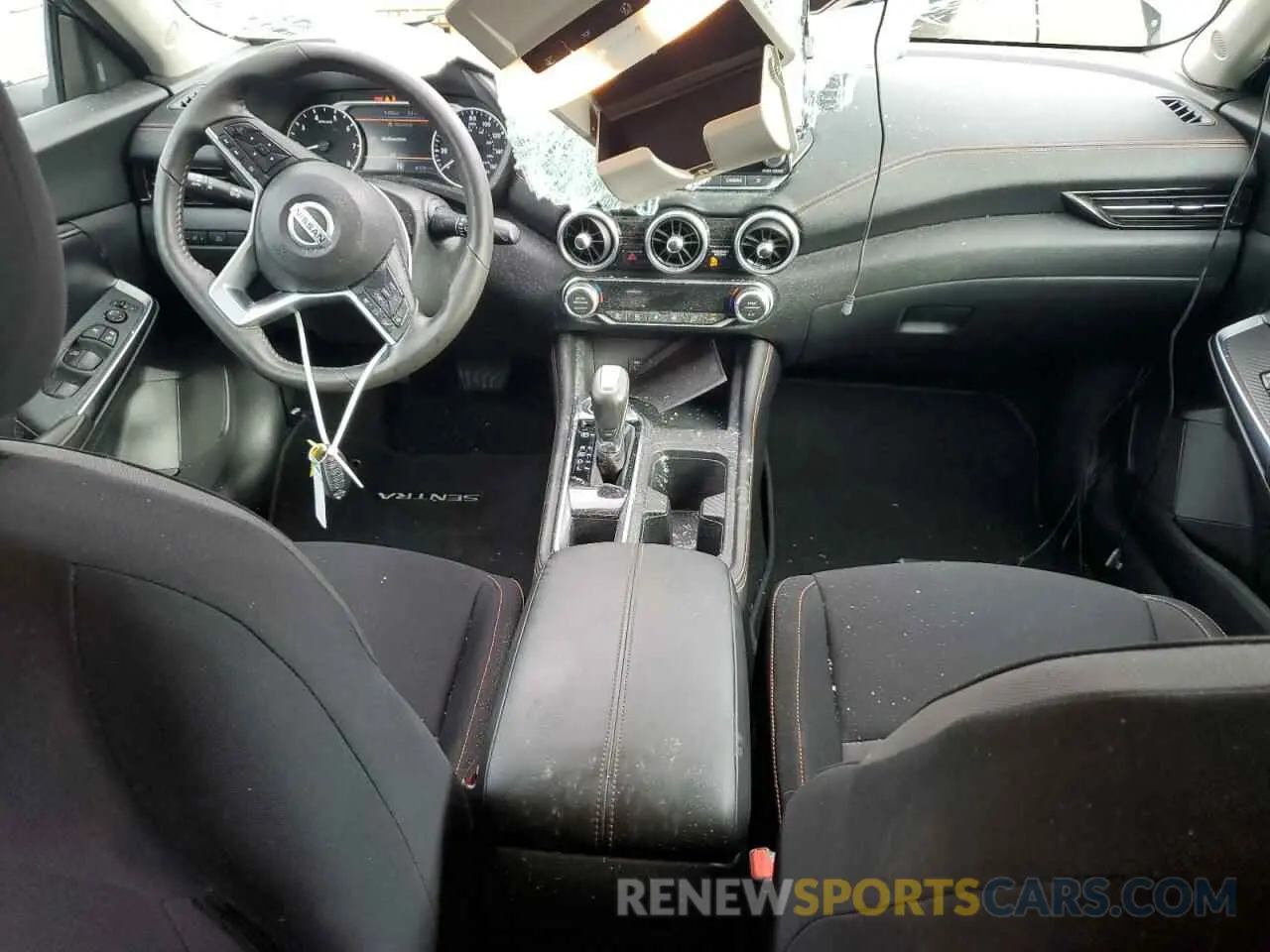 8 fotografías del automóvil dañado 3N1AB8DV4LY253032 NISSAN SENTRA 2020