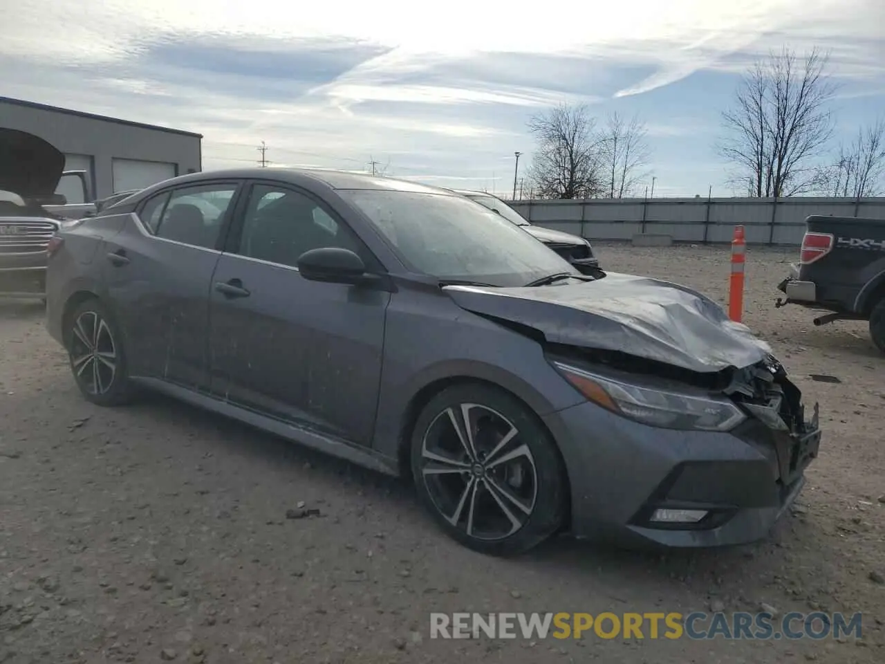 4 fotografías del automóvil dañado 3N1AB8DV5LY209945 NISSAN SENTRA 2020