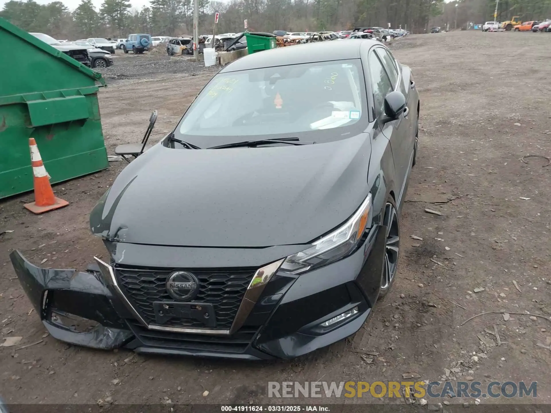 12 fotografías del automóvil dañado 3N1AB8DV5LY218161 NISSAN SENTRA 2020