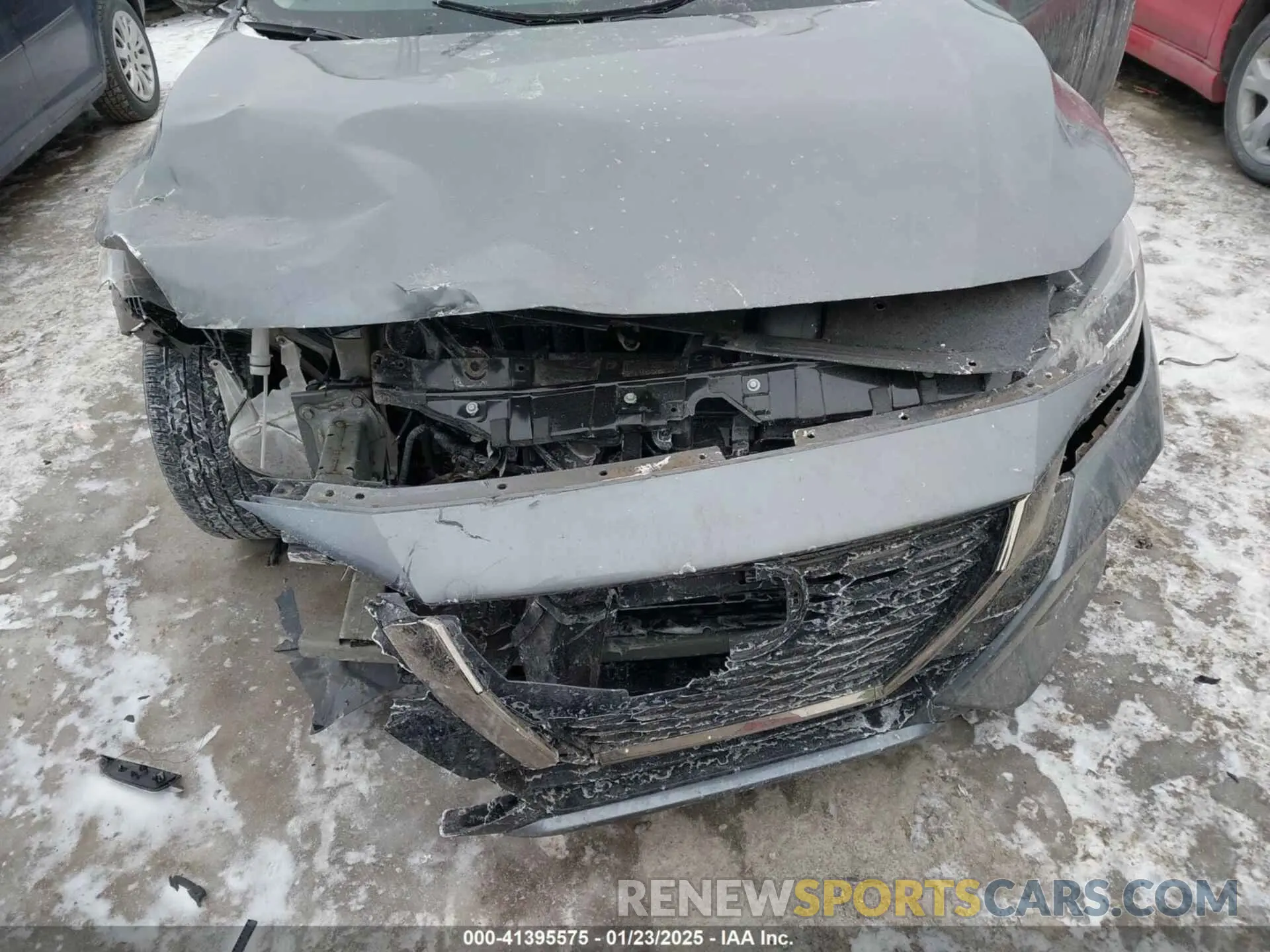 6 fotografías del automóvil dañado 3N1AB8DV5LY266338 NISSAN SENTRA 2020