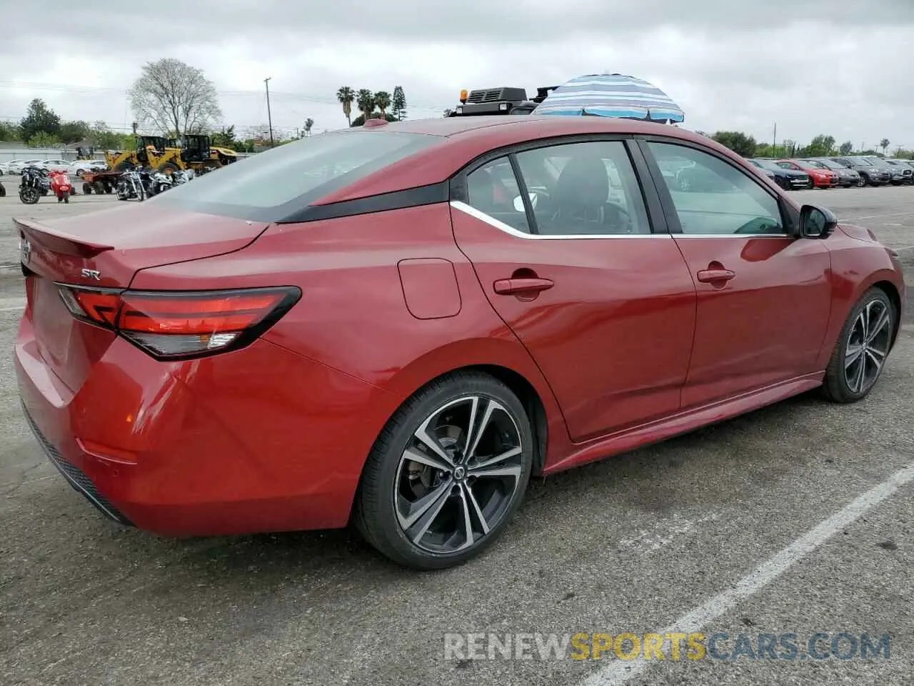 3 fotografías del automóvil dañado 3N1AB8DV5LY302271 NISSAN SENTRA 2020