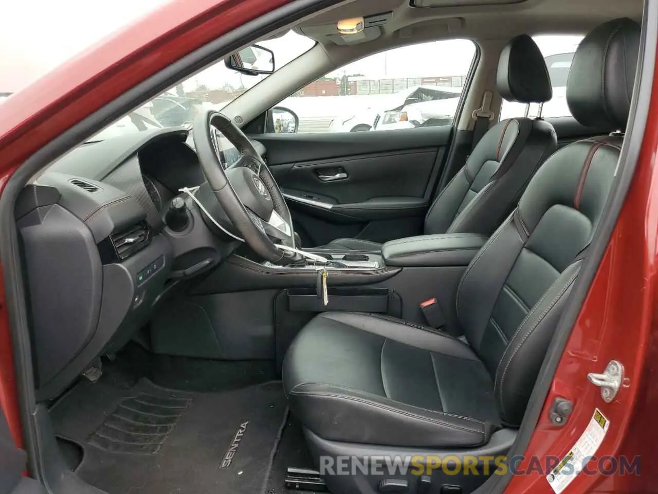 7 fotografías del automóvil dañado 3N1AB8DV5LY302271 NISSAN SENTRA 2020