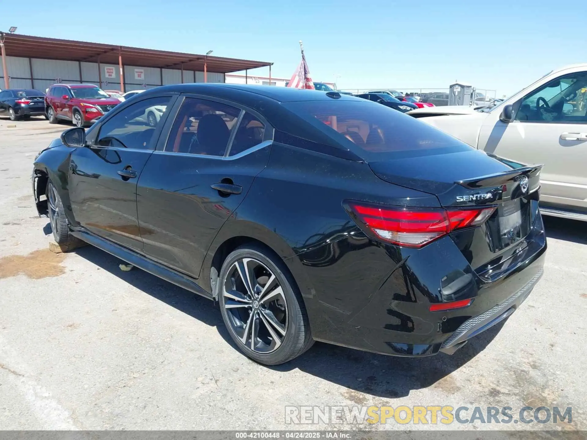 3 fotografías del automóvil dañado 3N1AB8DV5LY302495 NISSAN SENTRA 2020