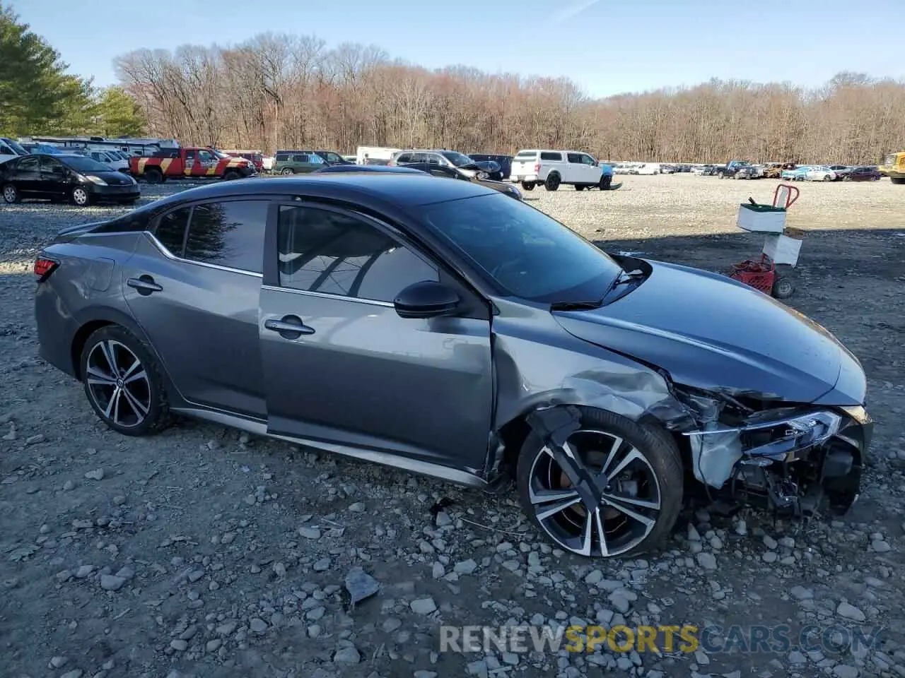 4 fotografías del automóvil dañado 3N1AB8DV6LY212255 NISSAN SENTRA 2020
