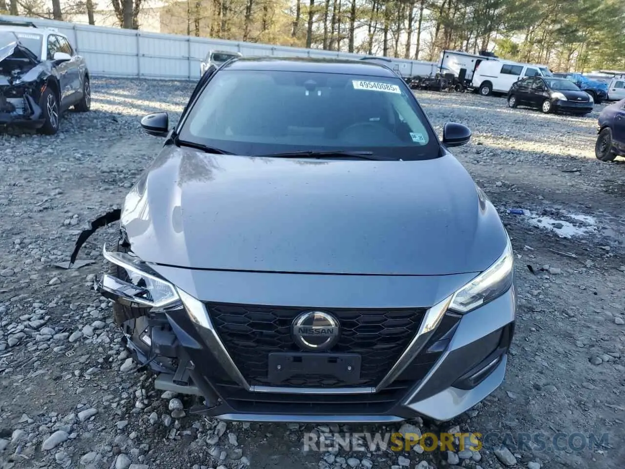 5 fotografías del automóvil dañado 3N1AB8DV6LY212255 NISSAN SENTRA 2020