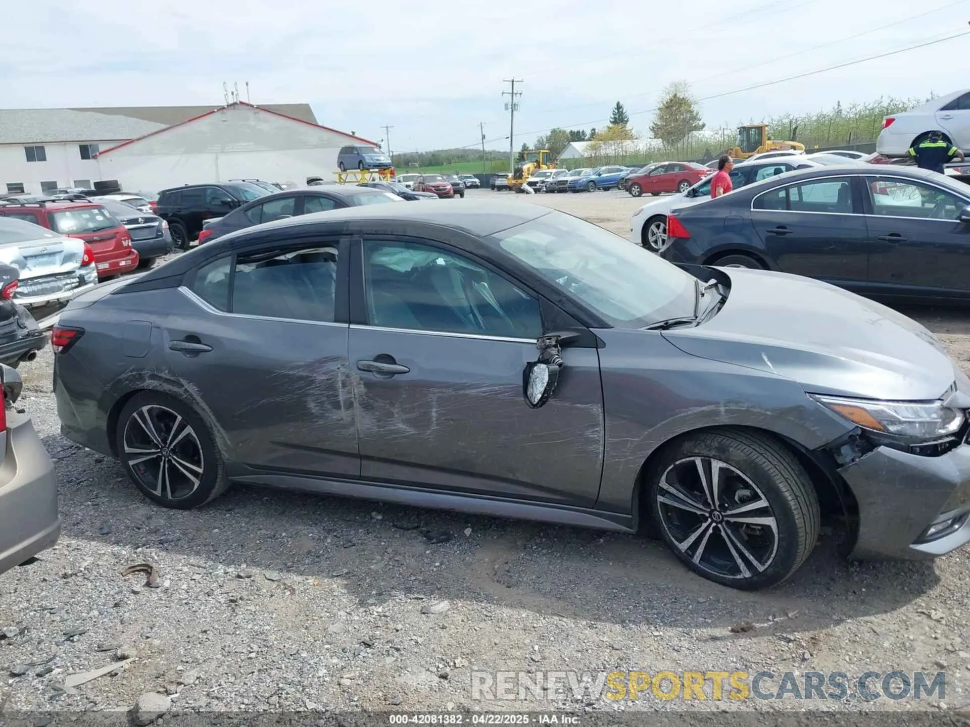 13 fotografías del automóvil dañado 3N1AB8DV6LY259396 NISSAN SENTRA 2020