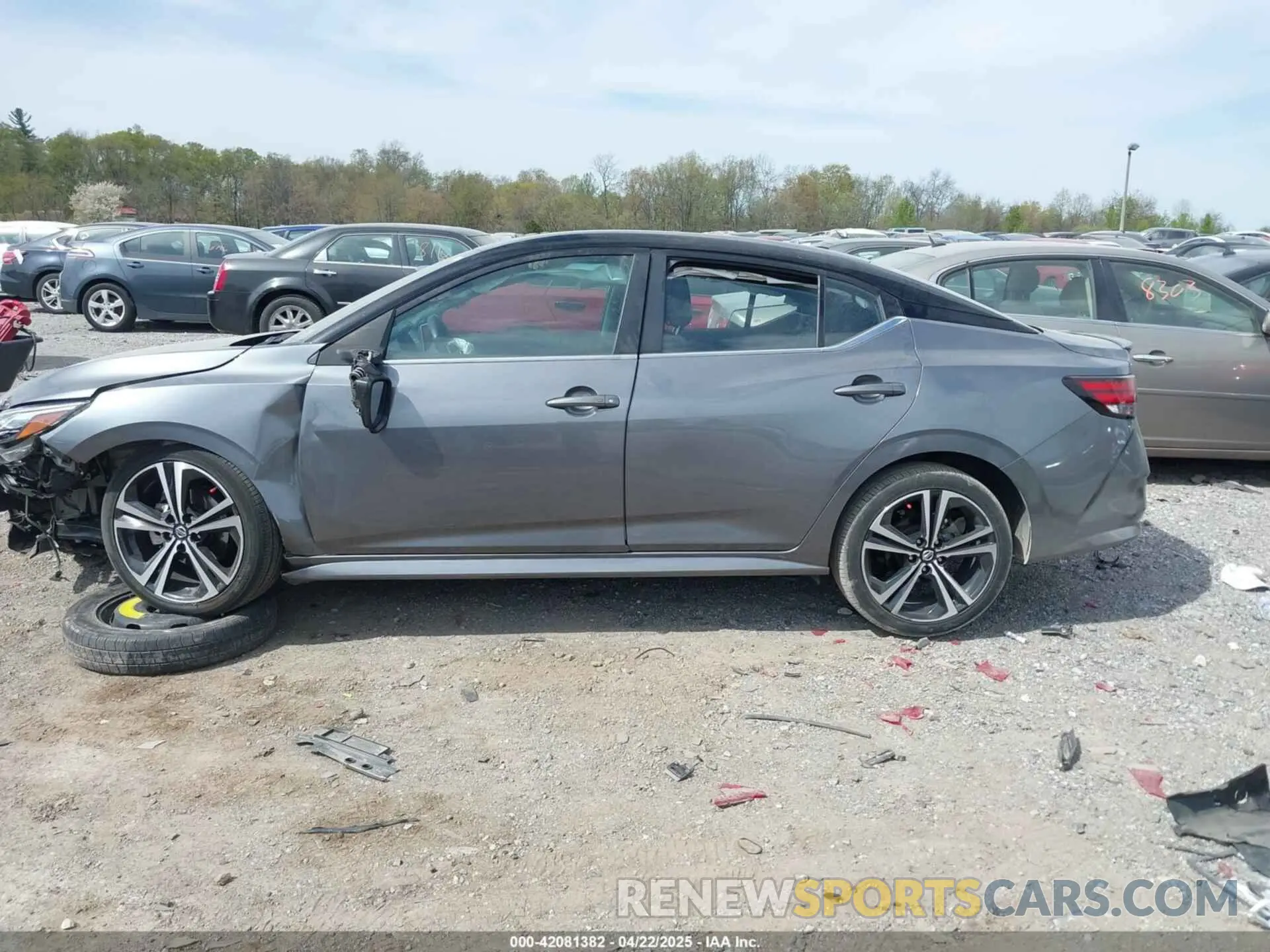 14 fotografías del automóvil dañado 3N1AB8DV6LY259396 NISSAN SENTRA 2020