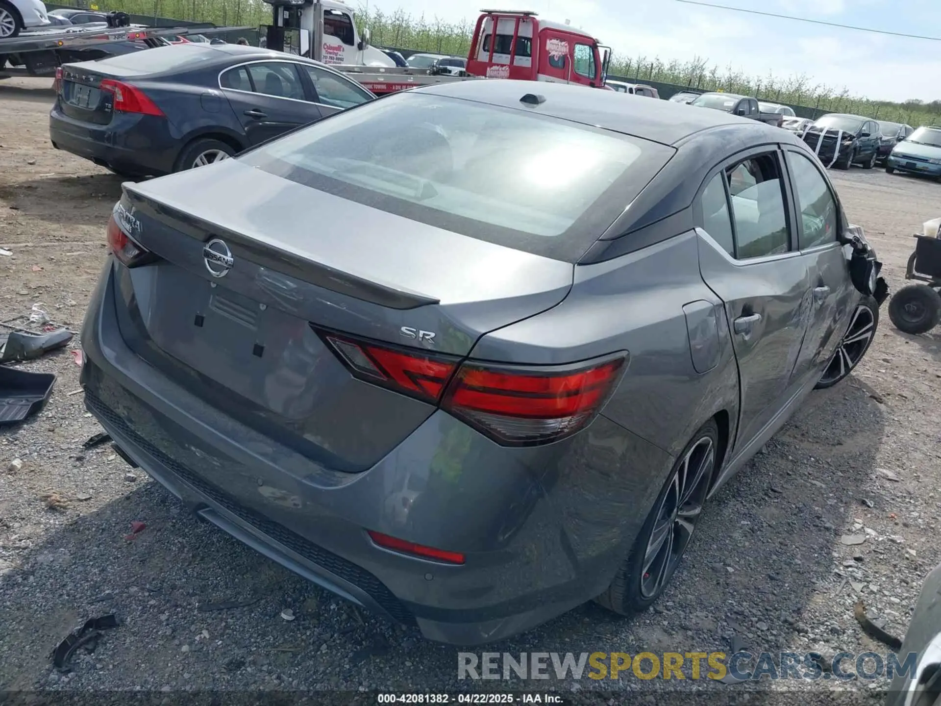 4 fotografías del automóvil dañado 3N1AB8DV6LY259396 NISSAN SENTRA 2020