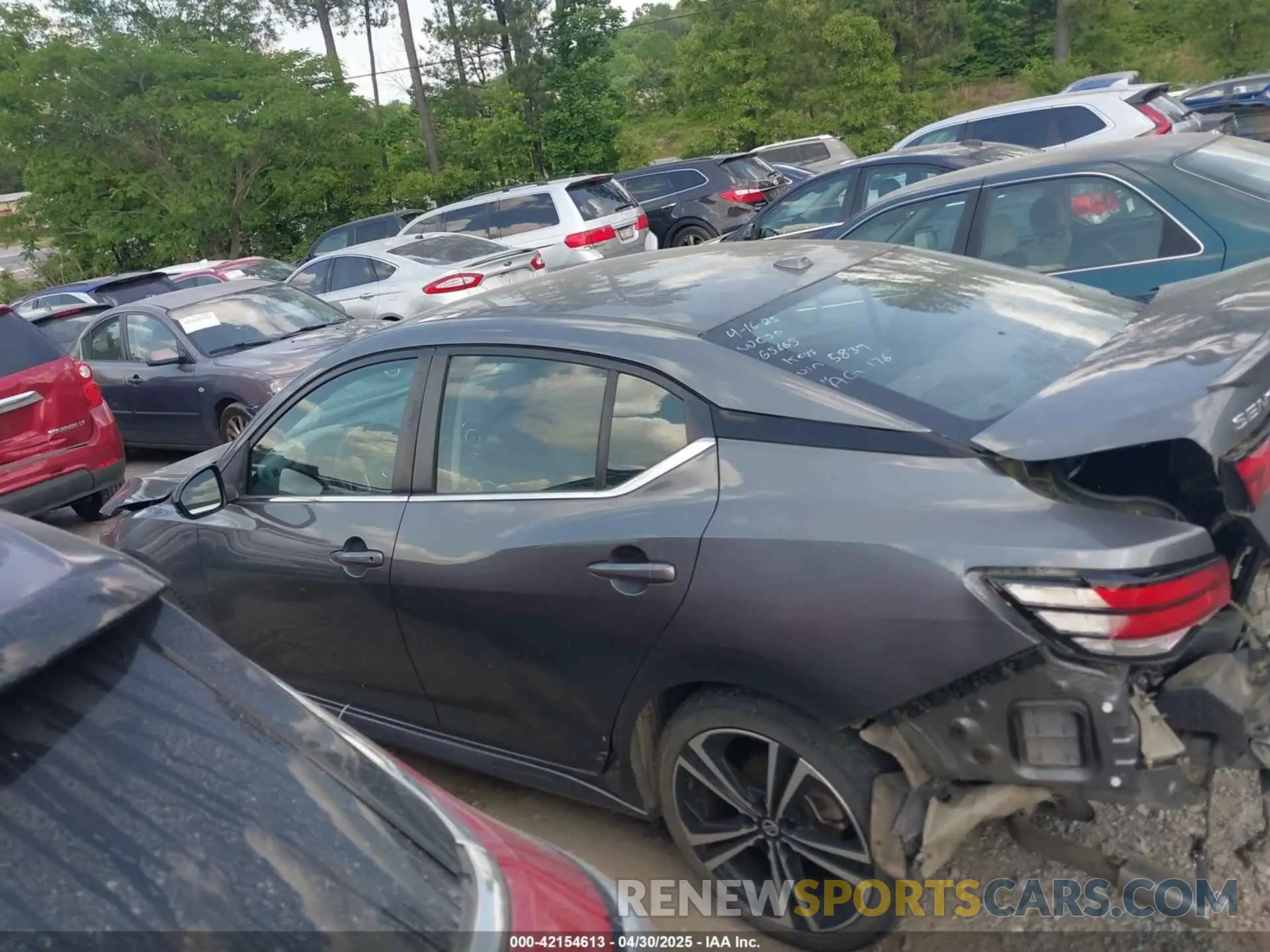 14 fotografías del automóvil dañado 3N1AB8DV6LY275839 NISSAN SENTRA 2020