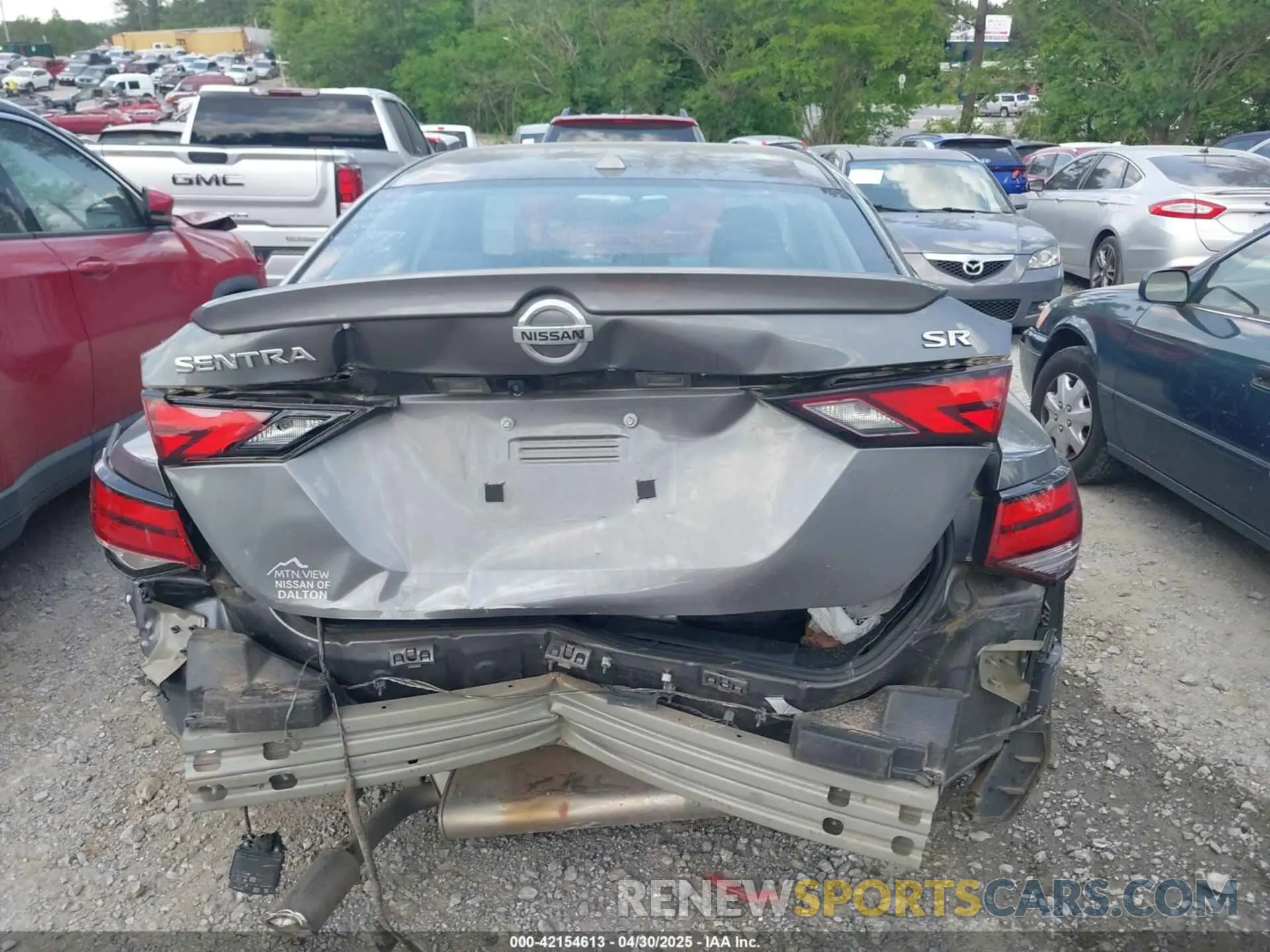 16 fotografías del automóvil dañado 3N1AB8DV6LY275839 NISSAN SENTRA 2020
